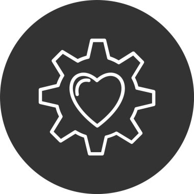 Vites Çizgisi Tersine Çevrilmiş Simge