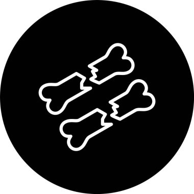 Kırık Kemik Çizgisi Tersine Çevrilmiş Simge