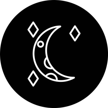 Ay Satırı Tersine Çevrilmiş Simge