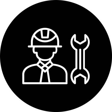 Mühendis Satırı Tersine Çevrilmiş Simge