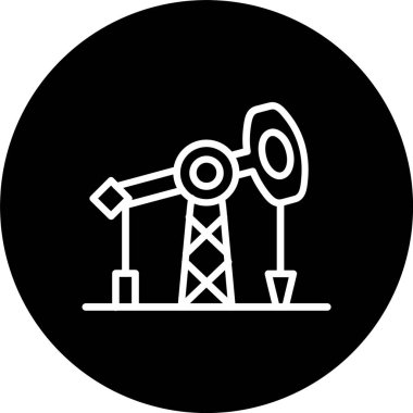 Petrol Hattı Tersine Çevrilmiş Simge