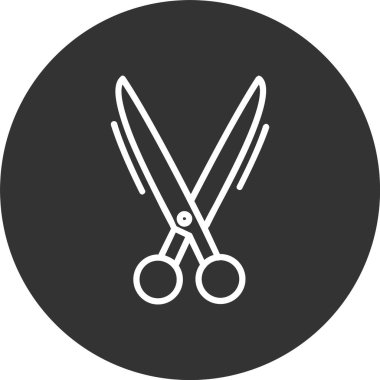 Makas Çizgisi Tersine Çevrilmiş Simge