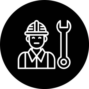 Mühendis Satırı Tersine Çevrilmiş Simge