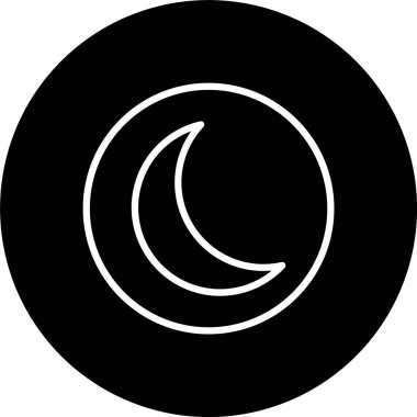 Gece Kipi Satırı Tersine Çevrilmiş Simge