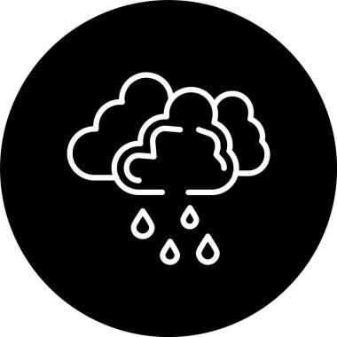 Yağmur Çizgisi Tersine Çevrilmiş Simge