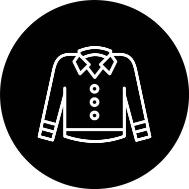 Gömlek Çizgisi Tersine Döndürülmüş Simge