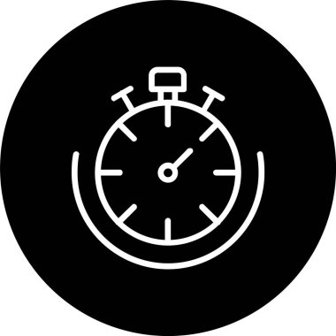 Kronometre Satırı Tersine Çevrilmiş Simge