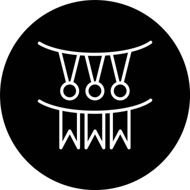 Çelenk Çizgisi Tersine Çevrilmiş Simge