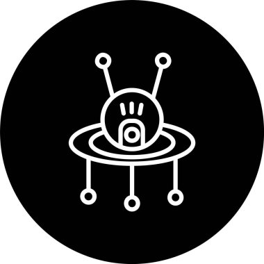 Ufo Satırı Tersine Çevrilmiş Simge