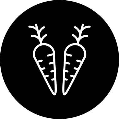 Havuç Hattı Tersine Çevrilmiş Simge