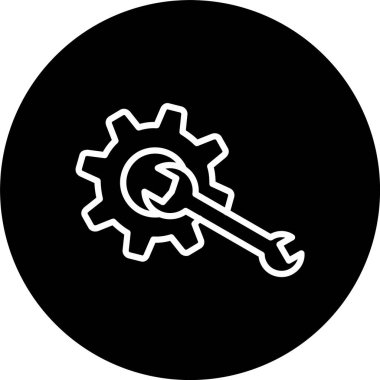 Bakım Satırı Tersine Çevrilmiş Simge