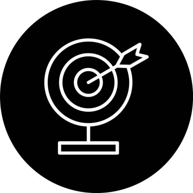 Dart Tahtası Satırı Tersine Çevrilmiş Simge