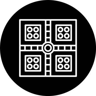 Ludo Satırı Tersine Döndürülmüş Simge