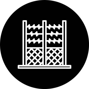 Çit Satırı Tersine Döndürülmüş Simge