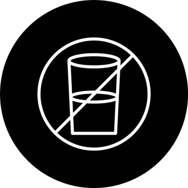 İçme Satırı Tersine Çevirilmiş Simge Yok