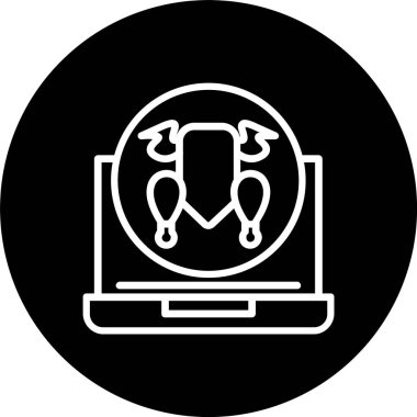 Tavuk Hattı Tersine Çevrilmiş Simge