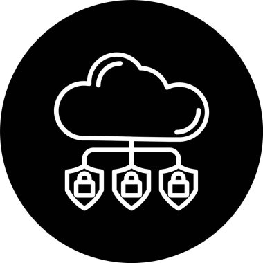 Bulut Hesaplama Satırı Tersine Çevrilmiş Simge