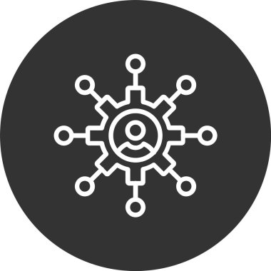 Ağ Satırı Tersine Çevrilmiş Simge