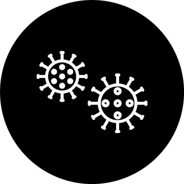 Bakteri Çizgisi Tersine Çevrilmiş Simge