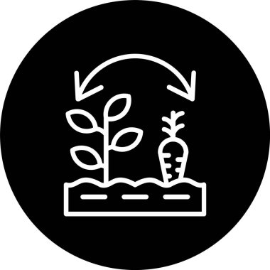 Döndürme Satırı Tersine Döndürülmüş Simge