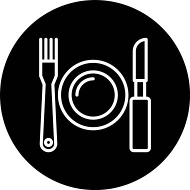 Çatal bıçak hattı Ters Simge