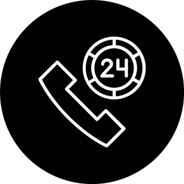 Telefon Hattı Tersine Çevrilmiş Simge