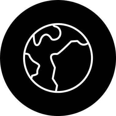 Dünya Çizgisi Tersine Çevrilmiş Simge