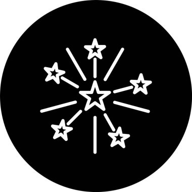 Havai fişek Hattı Tersine Çevrilmiş Simge