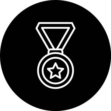 Madalya Satırı Tersine Çevrilmiş Simge