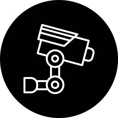 Cctv Satırı Tersine Çevrilmiş Simge