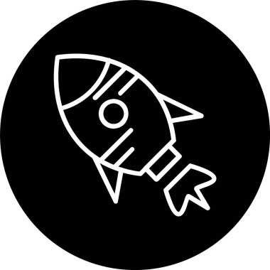 Roket Hattı Tersine Çevrilmiş Simge