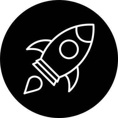 Roket Hattı Tersine Çevrilmiş Simge