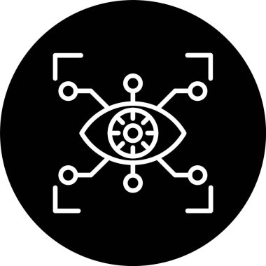 Siber Göz Hattı Tersine Çevrilmiş Simge