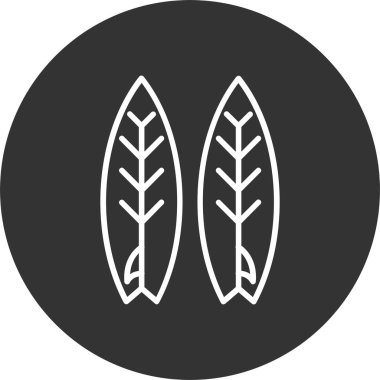 Sörf tahtası Satırı Tersine Çevrilmiş Simge