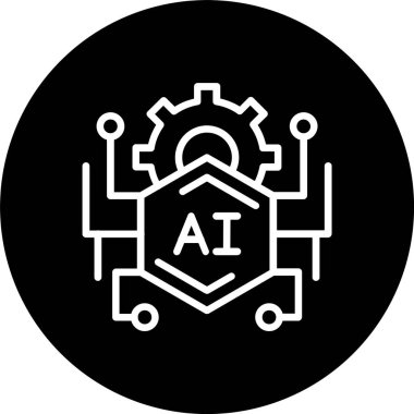 Yapay Zeka Satırı Tersine Çevrilmiş Simge