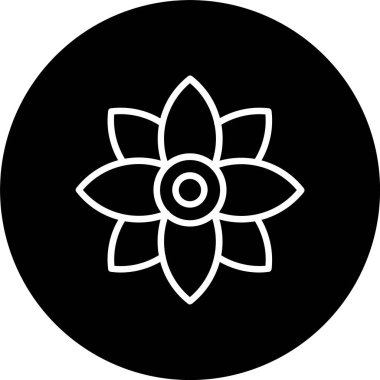 Çiçek Satırı Tersine Çevrilmiş Simge