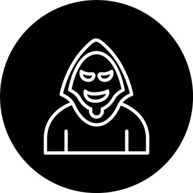 Şeytani Satır Tersine Çevrilmiş Simge