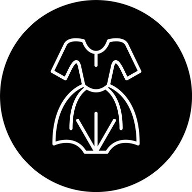 Elbise Çizgisi Tersine Döndürülmüş Simge