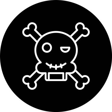 Kurukafa Çizgisi Tersine Çevrilmiş Simge