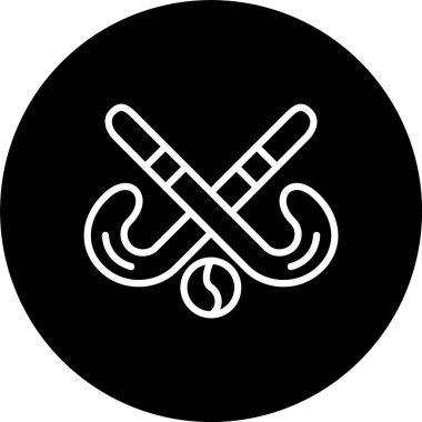 Hokey Çizgisi Tersine Döndürülmüş Simge