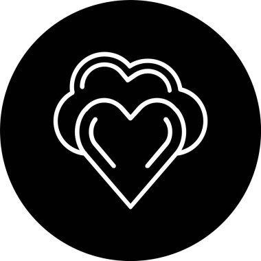 Kalp Çizgisi Tersine Çevrilmiş Simge