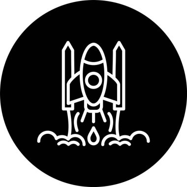 Roket Hattı Tersine Çevrilmiş Simge