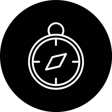 Pusula Satırı Tersine Çevrilmiş Simge