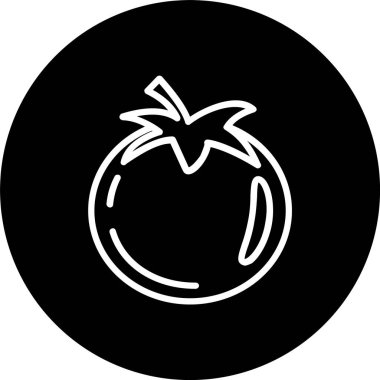 Domates Çizgisi Tersine Çevrilmiş Simge