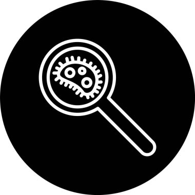 Bakteri Çizgisi Tersine Çevrilmiş Simge