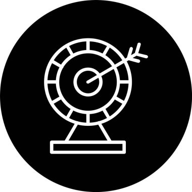 Dart Tahtası Satırı Tersine Çevrilmiş Simge