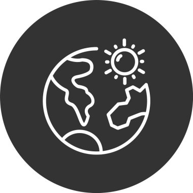 Isı Dalgası Satırı Tersine Çevrilmiş Simge