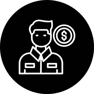 Kasiyer Satırı Tersine Çevrilmiş Simge