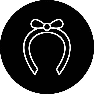 Saç bandı Satırı Tersine Döndürülmüş Simge