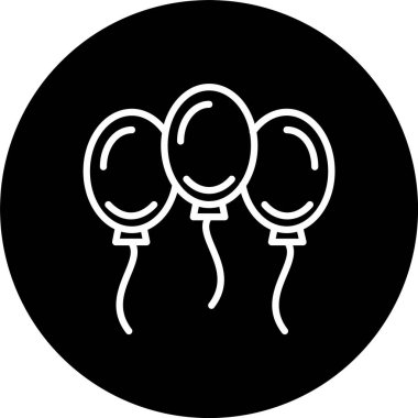 Balon Çizgisi Tersine Çevrilmiş Simge